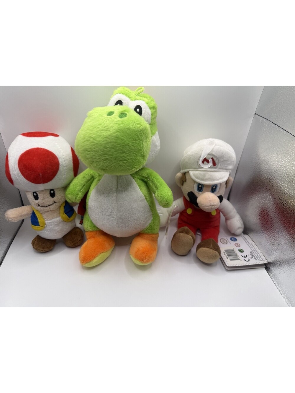 Nintendo Super Mario Plush Dolls Lot Mario Yoshi Toad